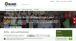 Desktop Screenshot of bund-lippe.de
