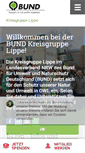 Mobile Screenshot of bund-lippe.de