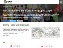 Tablet Screenshot of bund-lippe.de